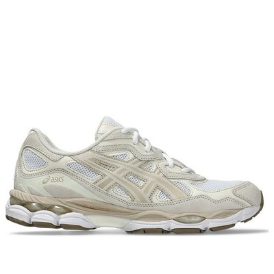 ASICS Gel-NYC White Feather Grey 1203A663-102 Sneaker Herren Schuhe Beige Neu
