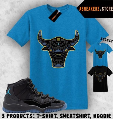 Shirt Matching AJ 11 Gamma Blue 2025 Match Sneaker Sneakerhead Bulls 23 T-Shirt