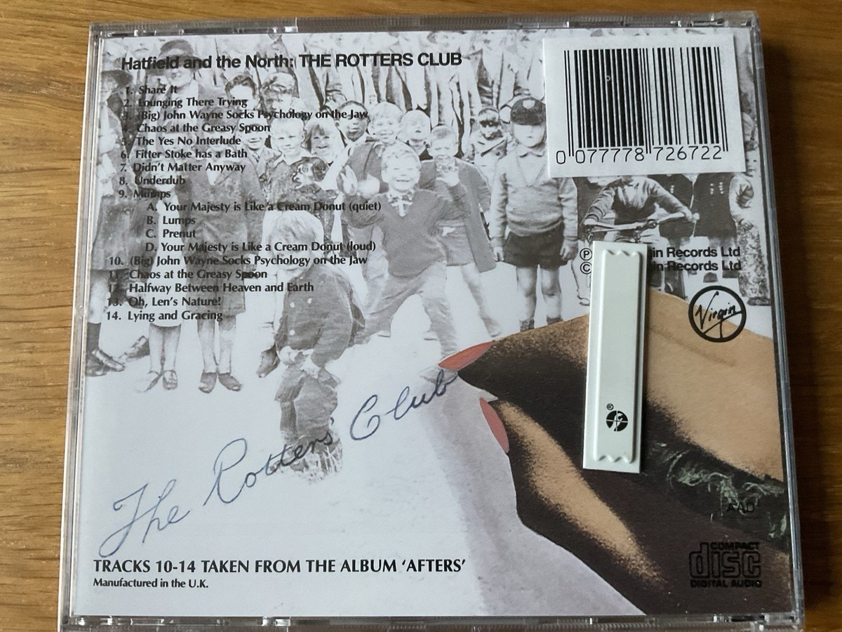 Hatfield and the North - Rotters Club The (1988) for sale online