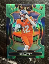2025 Panini Select - RJ Harvey #10 /5 RC Rookie Last On Print