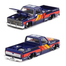 Kaido House Chevrolet Silverado Kaido Works V2 Blue 1:64 KHMG099