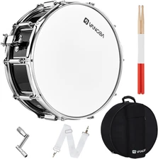 Snare Drum, Marching School Band Student Snare Drum Kit Set 14" X 5.5" for Begin