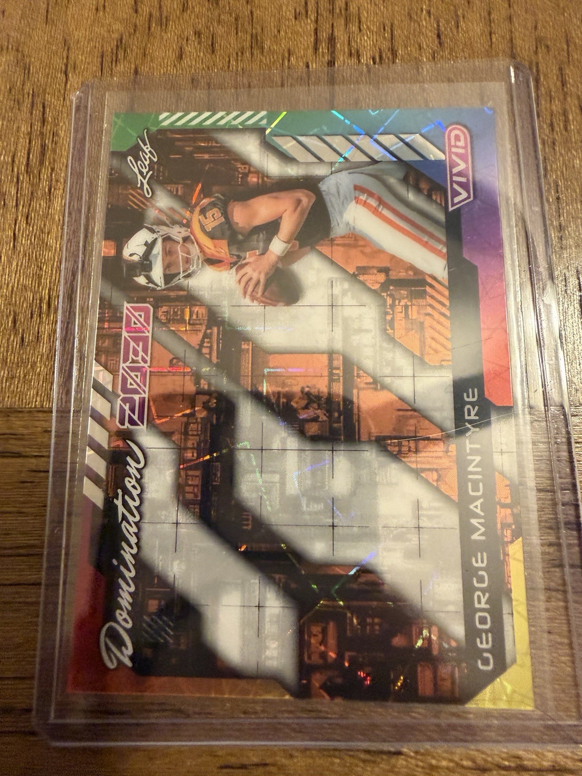 Leaf Vivid Domination 2030 George Macintyre Auto VIV 30 1/1 Pre-Prod Proof