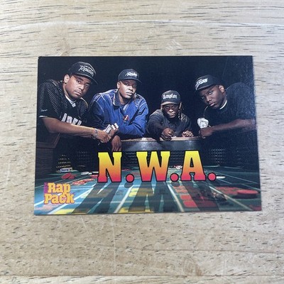 1991 Premier Rap pack Easy E, Ice Cube #92 N.W.A. Rookie Card