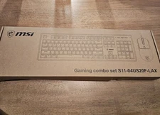New MSI S11-04US20F-LAX Keyboard And Mouse Gaming Combo Black