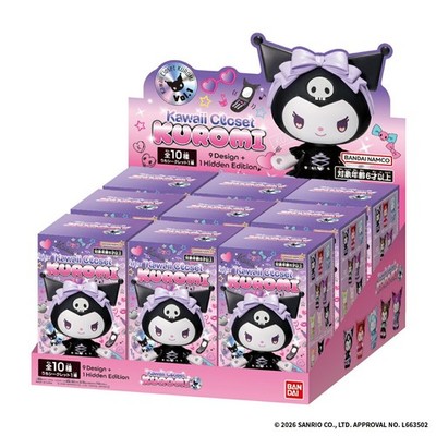 Kawaii Closet KUROMI vol.1 Assort Box in 9 Pieces Set Doll Figure