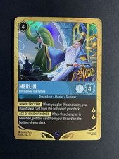 Disney Lorcana Merlin Envisioning the Future Prerelease Promo Attack Of The Vine