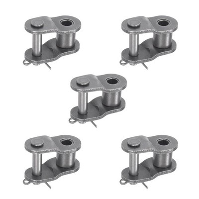 5Pcs #60 Chain Offset Half Link Roller 3/4'' Pitch Carbon Steel for 12 A Chain