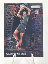 2025 Panini Prizm WNBA Fireworks Dominique Malonga (RC) #12 Seattle Storm