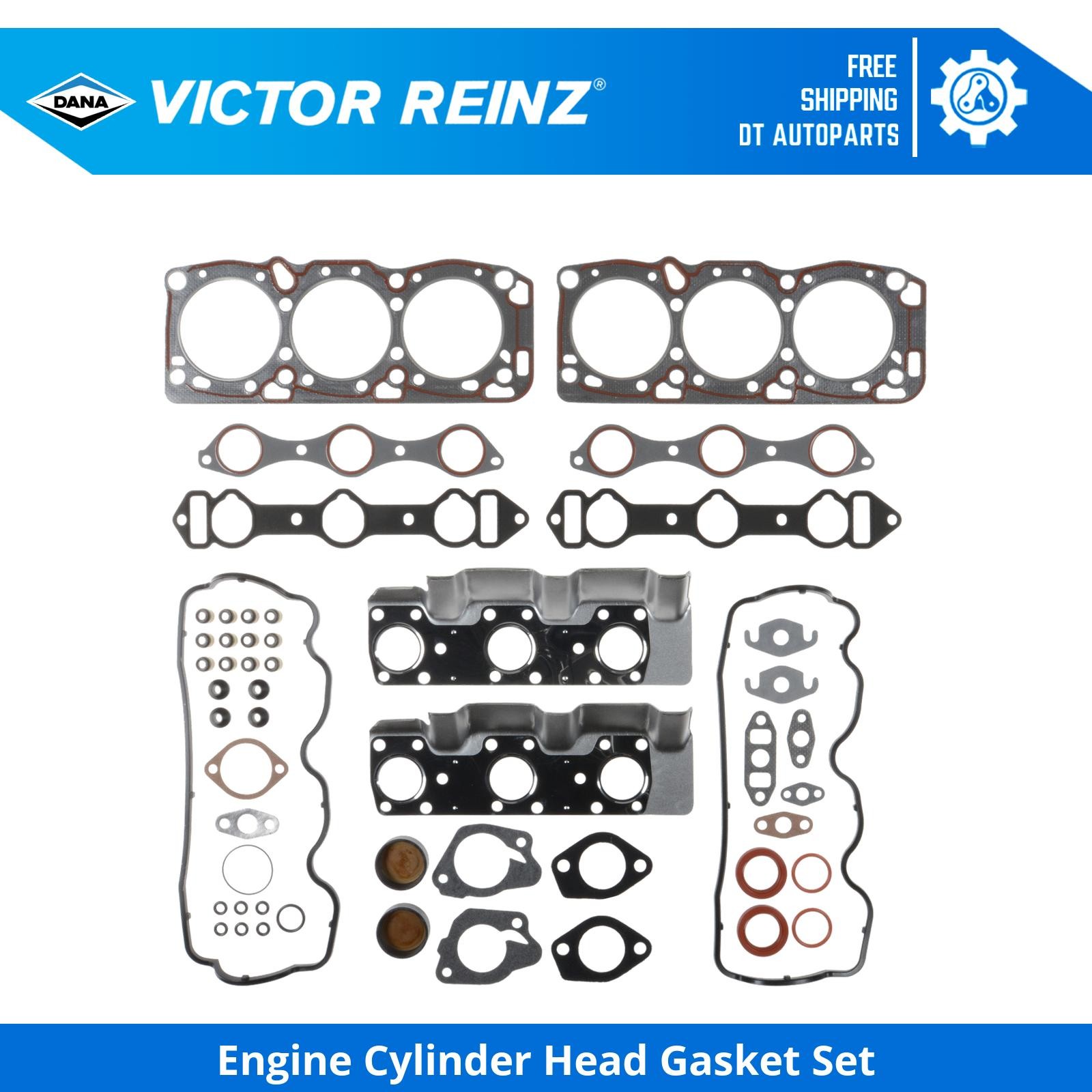 For 1990-1991 Chrysler TC Maserati Engine Cylinder Head Gasket Set Victor Reinz