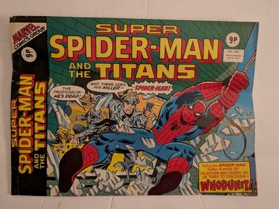 Super Spider-Man and the Titans No 209, February 9th 1977, Marvel UK.