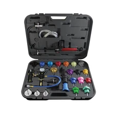 Mastercool 43301-A 27‑Piece Radiator Pressure & Vacuum System Kit – 