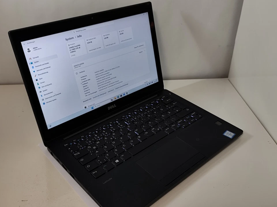 Dell Latitude E7280 · i5-7300U · 8GB · 256GB, Foto 3 von 5