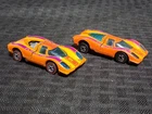 HOT WHEELS REDLINE FLYING COLORS METAL & PLASTIC BASE PORSCHE 917 LOT OF 2