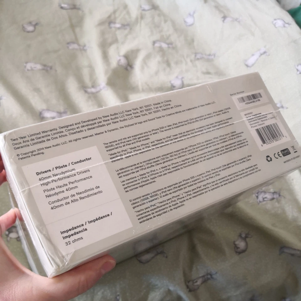 Master & Dynamic Headphones MH30 White TI - Image 4 of 4