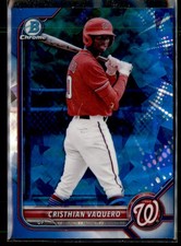 2022 Bowman Draft Sapphire Edition #BDC-64 Cristhian Vaquero
