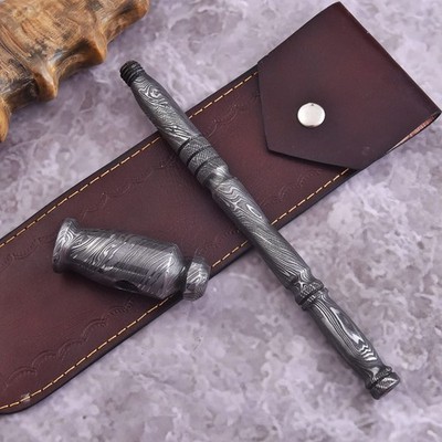 Handmade Damascus Steel Hammer Hand Forged Custom Blacksmith Collector Tool