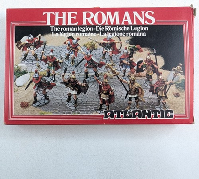 #ad Vintage Atlantic Toys The Romans Roman Legion HO Scale Figure Set 15pcs #1809 $29.97