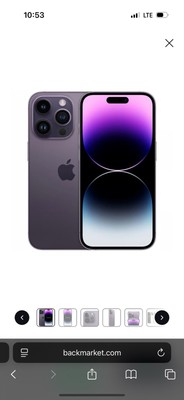 iPhone 14 Pro 256GB - Deep Purple - Unlocked
