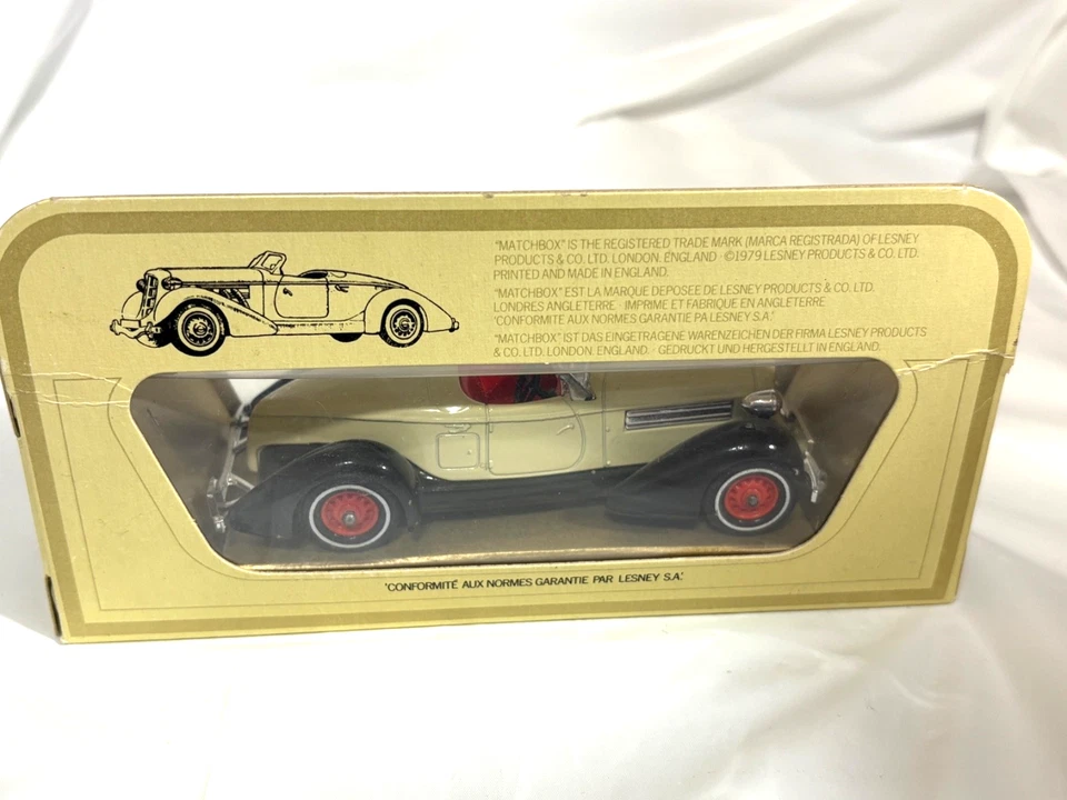 1978 MATCHBOX MODELS of YESTERYEAR Y-19 1933 Auburn 852 Die Cast Car NOS - Image 3 of 4