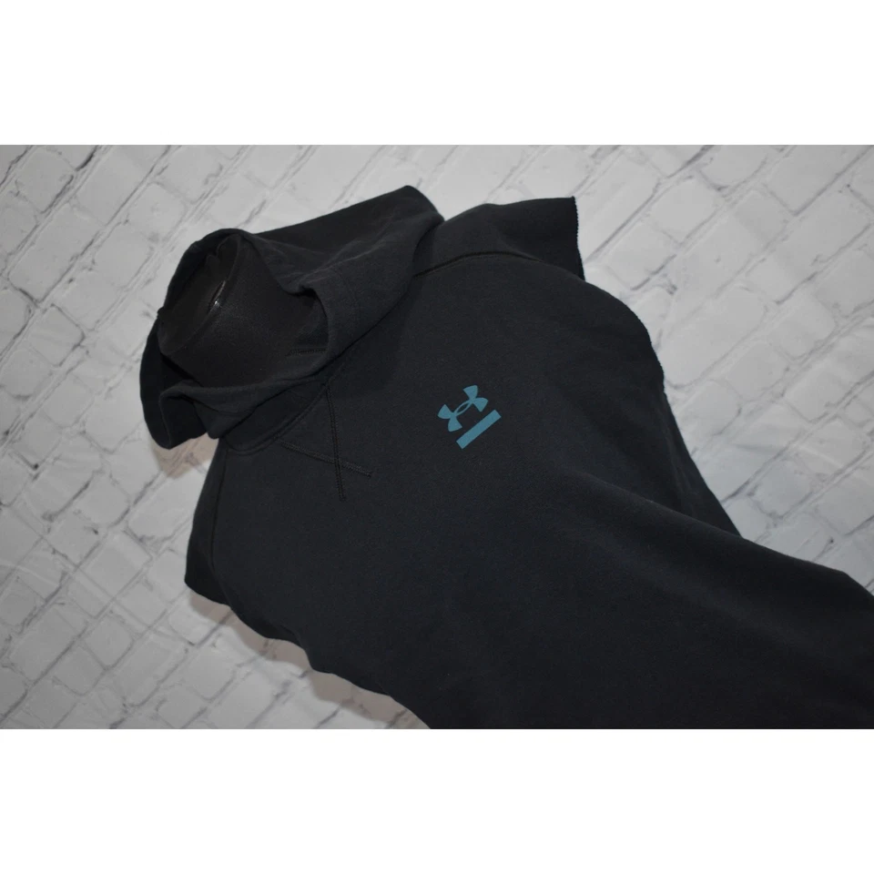 Under Armour Hoodie Pullover Womens Size Medium Cut Off Sleeves Crop Top - Image 2 of 4