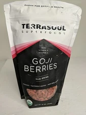 Terrasoul Superfoods Organic Goji Berries 16 Oz - 1lb - Large Size - Organic