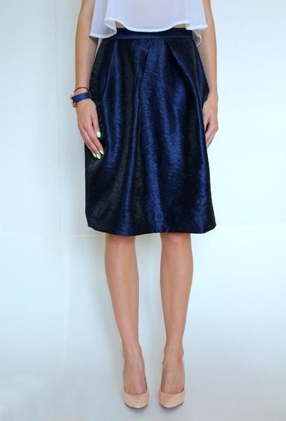 Women & Other Stories Skirt Black Satin 36 / S / #3FQE