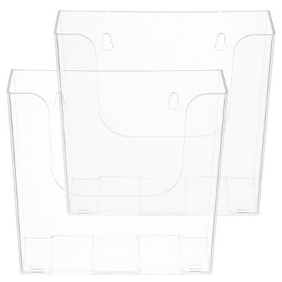 2 Pcs Papierdisplayständer Hängender Papierorganizer Menüständer