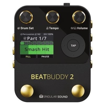 Singular Sound BeatBuddy 2 is a drummer in a guitar pedal Beat Buddy II