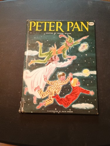 Vintage 1956 CHILDREN'S BOOK "Peter Pan" HARD COVER Adapted By PHOEBE WILSON - Picture 1 of 16