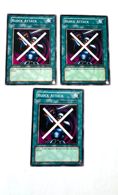 Block Attack - SDJ-031 / MRD-133 - Common - Unl Edition -LP YuGiOh