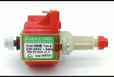 ULKA NME TYP 4 16W 230-240VAC NSF Magnet Wasserpumpe Kaffeemaschine 50Hz 2 Pin