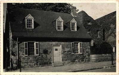 Poe Shrine Richmond, VA Postcard Unposted Carry Me Back to Old Virginia