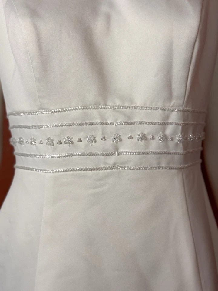 Vestido de novia VENUS Informals blanco sin mangas talla 12 Foto 3 de 4