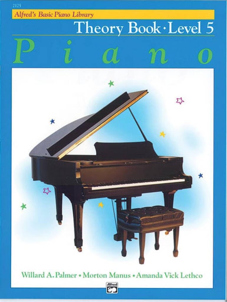 Alfred's Basic Piano Library Theory, Bk 5 by Palmer