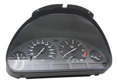 Orig. BMW E39 520i-540i Tacho Instrumentenkombination uncodiert KM/H 62106942225