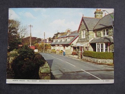 Alte Postkarte von Tal-y-Bont, Merioneth, Nordwales