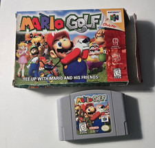 Nintendo Mario Golf (Nintendo 64) NTSC-U/C E-Everyone 1999 Cartridge & Box