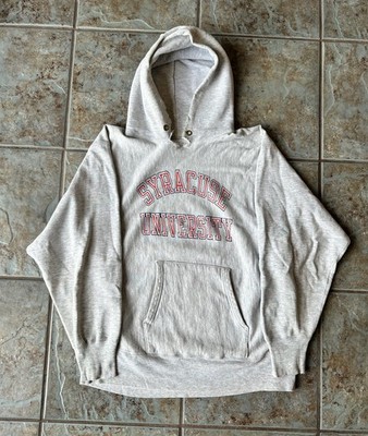VTG 80s Champion Reverse Weave Warmup Syracuse University Hoodie Mens L Large
