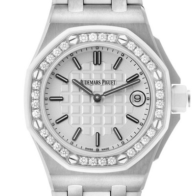 Audemars Piguet Royal Oak Offshore Steel 37 Diamond Ladies Watch 67540SK