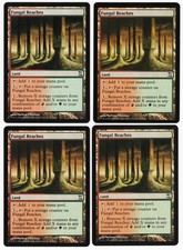 Fungal Reaches x4 4x 2006 Time Spiral PLAYSET Colorless Uncommon Land MTG NM AZ1