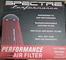 New Spectre Hpr8039 Hpr Air Filter Cold Air Intake. Universal Fitment New Spectre Hpr8039 Hpr Air Filter Cold Air Intake. Universal Fitment