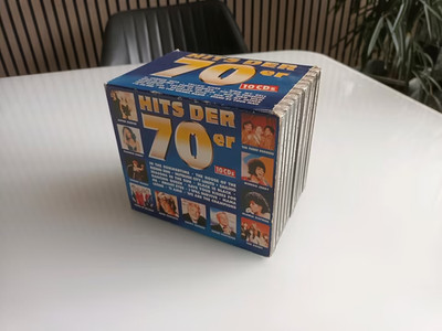 10 CDs 70er Sammelbox !  Top 70er Musik , alles in einer Box