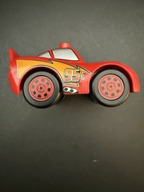 LEGO Duplo Disney Cars Lightning McQueen (5813) HTF Retired Complete EUC