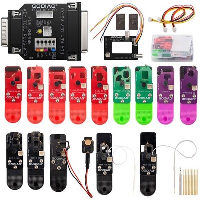 GODIAG BCP U KEY BDC2 BDC3 14-in-1 Adapter for 5C/ 5D for Xhorse Key Tool Plus