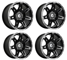 4x felga aluminiowa pasuje do Jeep Commander WH W-TEC Extreme czarna 8,5X17