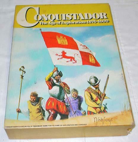 Avalon Hill AH : CONQUISTADOR game - The Age of Exploration: 1495-1600 (PUN)