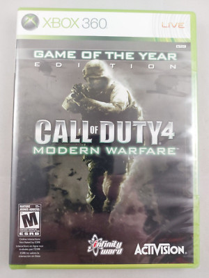 Call of Duty 4: Modern Warfare - Game of the Year (Microsoft Xbox 360, 2007) NEW