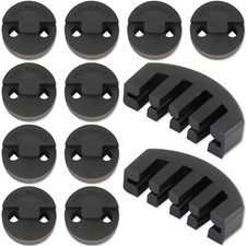 Violin Practice Mute Set 10 Tourte Round Mute  2 Claw Style 4/4 Violin Black