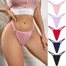 5 Pack Lot Sexy Womens Panties G string Thong High Cut Bikini Lingerie Underwear